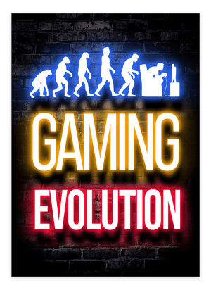 Gaming Evolution - Gaming Plakat