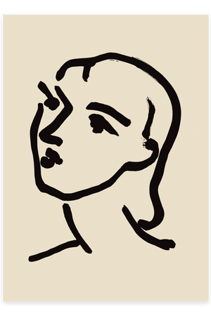 Matisse Madame Ansigt Plakat | Tidløs og Stilfuld Kunst