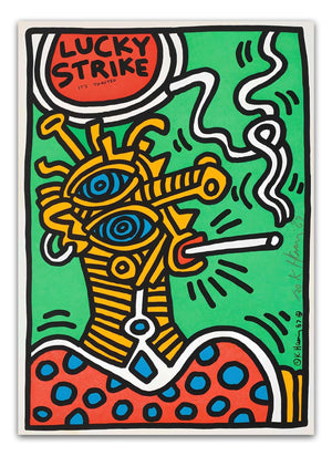 Lucky Strike - Keith Haring Plakat
