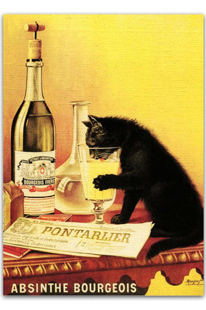 Absinthe Bourgeois Plakat