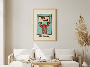 No War - Keith Haring Plakat | Kunstplakater til hjemmet