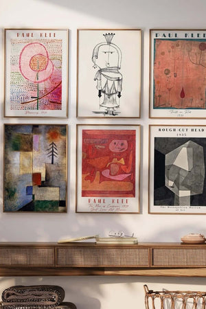 The Man of Confusion Paul Klee Plakat - Plakat til hjemmet 