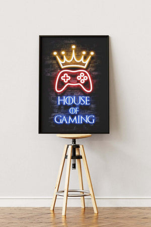 House of Gaming - Gaming Plakat