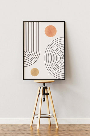 Abstract Circle Plakat | Minimalistisk & Moderne Kunst
