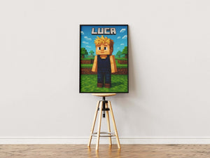 Standard Minecraft plakat (lav din egen)
