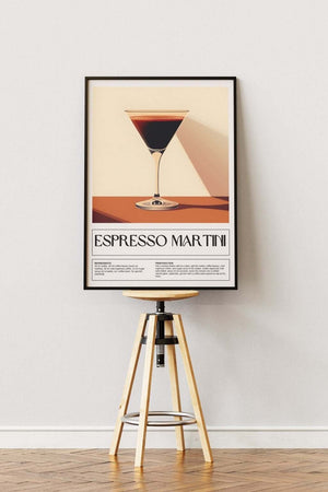 Espresso Martini – Cocktail Plakat