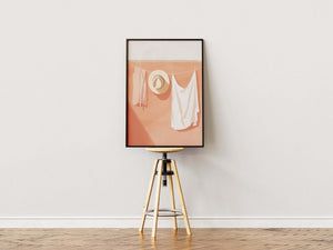 Summer Hanger - Plakat | Kunstnerisk & Sommerlig Vægkunst