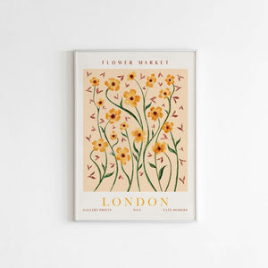 Matisse Plakat | "Flower Market London No.8" Poster  | Køb fra Ellensshop.dk