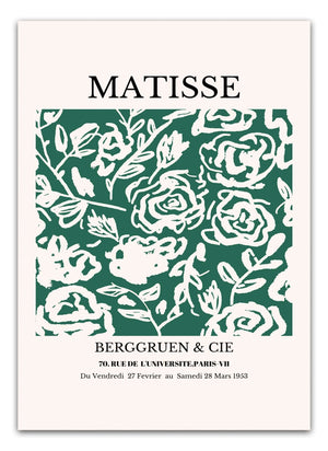 Matisse Grøn Rose Plakat