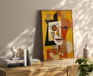 Selvportræt Kubisme Picasso Billedvæg - Ellens Postershop