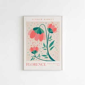Matisse Plakat | "Flower Market Florence No.4" Poster  | Køb fra Ellensshop.dk