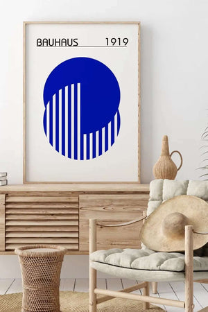 Bauhaus 1919 Circles Plakat