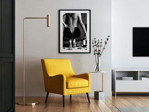 Champagne Glam – Fashion Plakat med luksuriøst design i moderne stil. Perfekt til modeelskere og billedvægge.