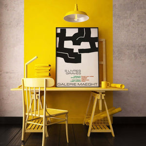 Galerie Maeght 5 Livres Plakat