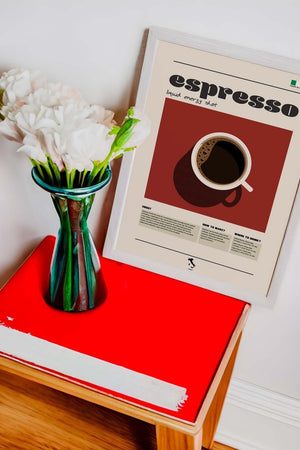 Espresso Liquid Energy Shot Plakat