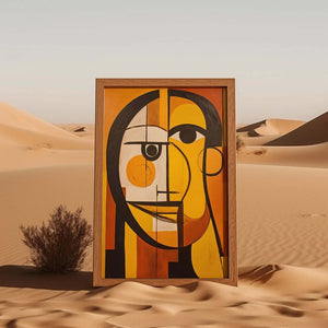 Selvportræt Kubisme Picasso Billedvæg - Ellens Postershop