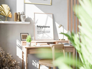 Happiness - Citatplakat