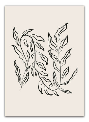 Galerie Flower plakaten er et smukt eksempel på moderne blomsterkunst