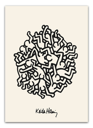 Cluster Circle - Keith Haring Plakat