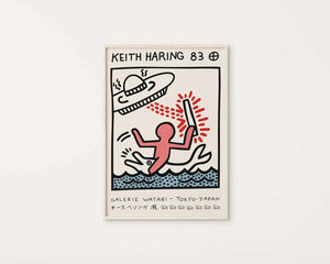 Galerie Watari - Keith Haring Plakat  | Japanske plakater