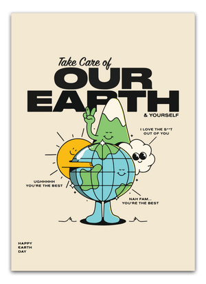 Take care of our earth Plakat