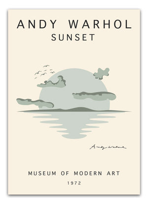 Andy Warhol - Sunset Plakat