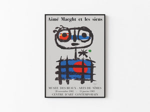 Robot - Joan Miró Plakat | Farverig & Surrealistisk Kunst