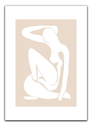 Beige Madame Matisse Plakat