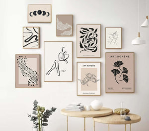 vores kollektion af moderne plakater, der kombinerer stil, kreativitet og elegance