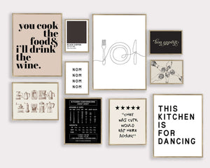 Kitchen Plate Sort Plakat