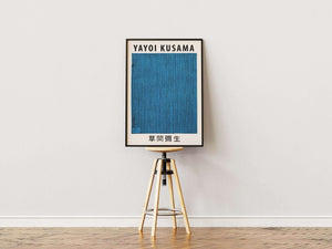 Blue Carpet - Yayoi Kusama Plakat - Ellens Postershop