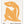 Papiers Découpés Orange Plakat