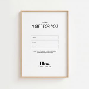 Giftcard on Posters & rame 