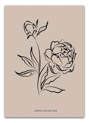 Galerie Jardin Flower Plakat