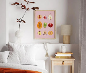 Vulva Frugt Plakat