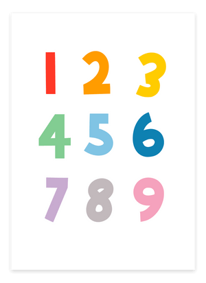 "1-9" Tal Plakat