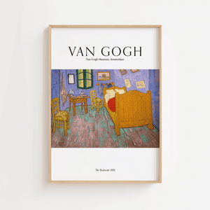 The Bedroom plakat 1888 – Van Gogh kunstplakat med soveværelse motiv