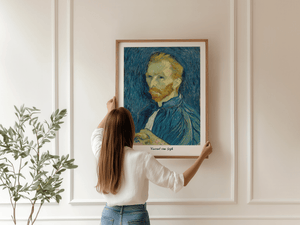 Self-Portrait plakat 1889 – Vincent van Gogh selvportræt kunstplakat