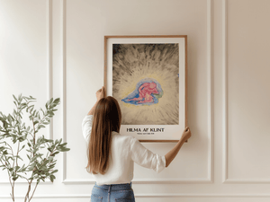 Mother and Child plakat – Hilma af Klint abstrakt kunstplakat med mor og barn motiv