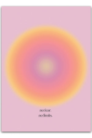 No fear - No limits Plakat