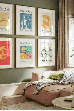 Matisse Plakat | "Flower City - Blue" Poster  | Køb Online fra Ellensshop.dk