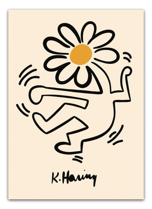 Keith Haring Gul Plakat