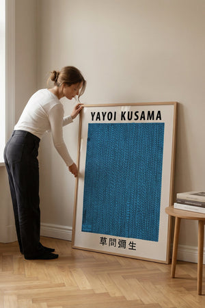 Blue Carpet - Yayoi Kusama Plakat
