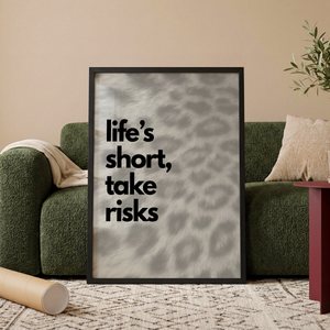 Life's Short Plakat
