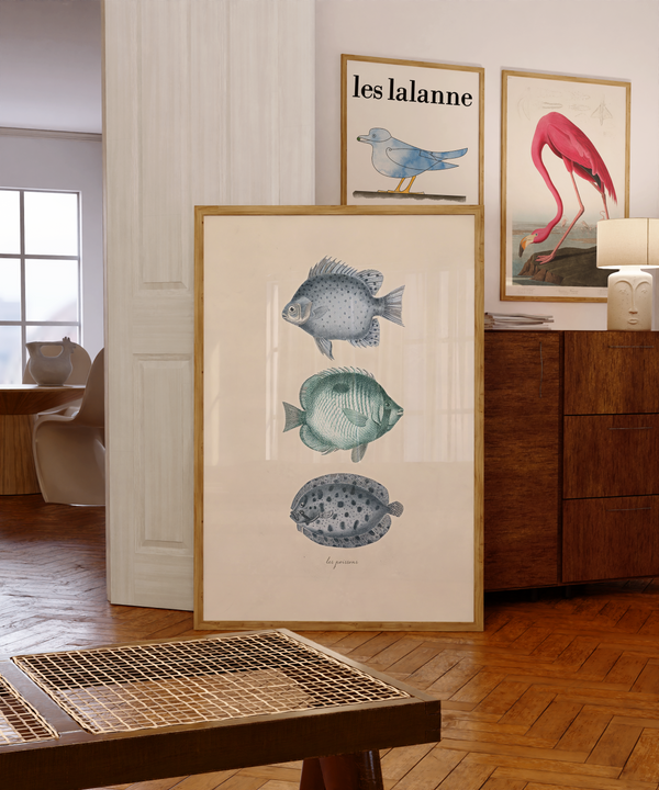 3 fisk - Plakat
