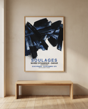 Soulages Midnight Plakat