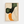 Abstrakt illustrationsplakat med organiske former, fine linjer og orange detalje i grønne og cremefarvede nuancer.