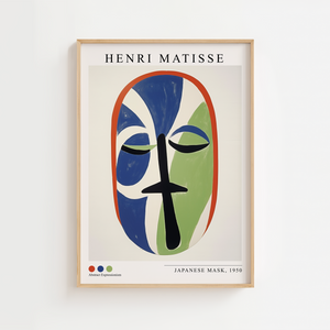 Farverigt Ansigt - Henri Matisse Plakat