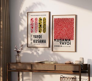 Japansk plakat med naturmotiv og Fuji bjerg – klassisk japansk kunstplakat