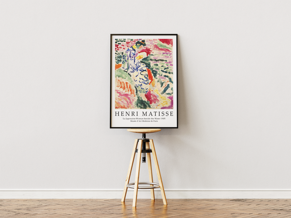 Woman Beside the Water – Matisse Plakat